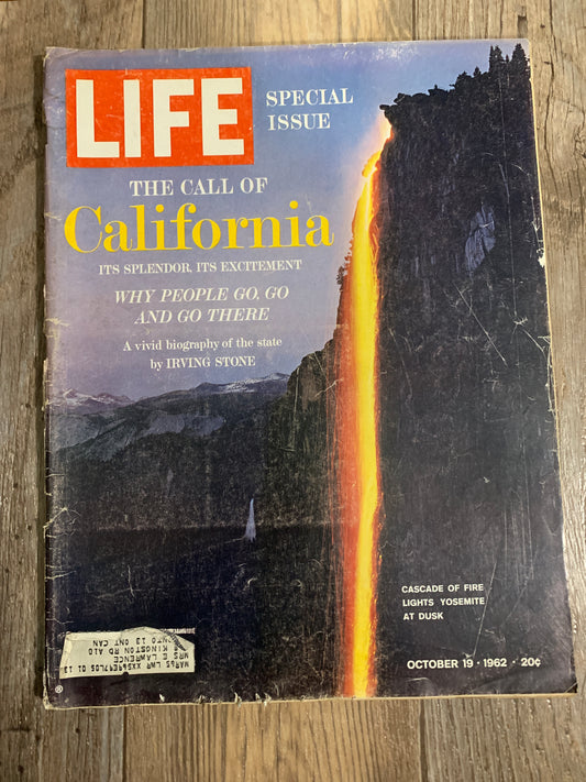 Vintage Life Magazine Special Edition October 1962 The Call of California