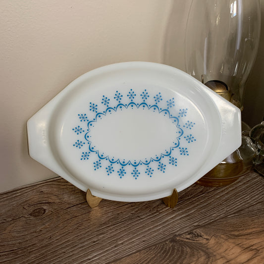 Pyrex Replacement Lid Pyrex Snowflake Lid Replacement Oval Lid Pyrex Garland 943