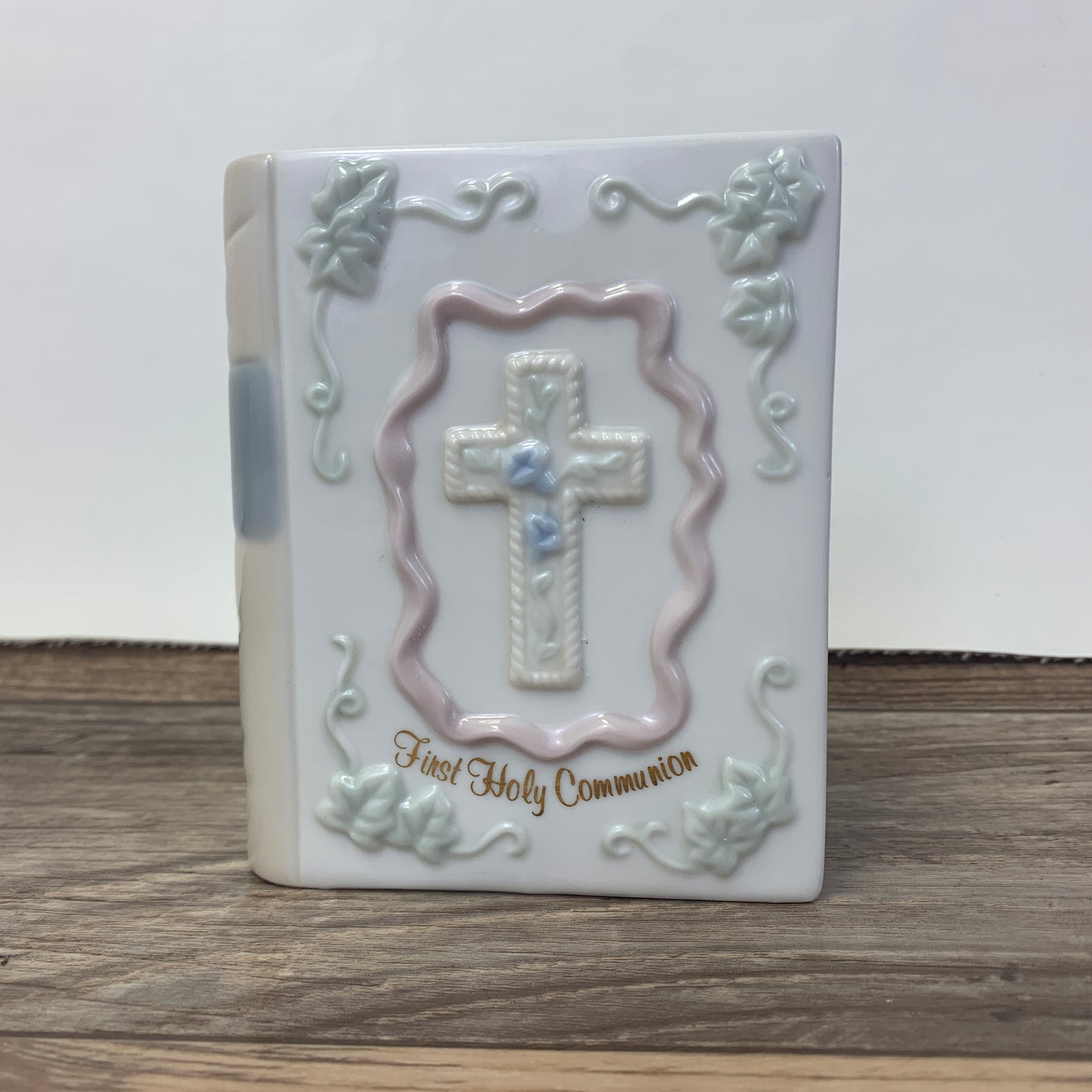 First Communion Gift, Vintage Ceramic Coin Bank