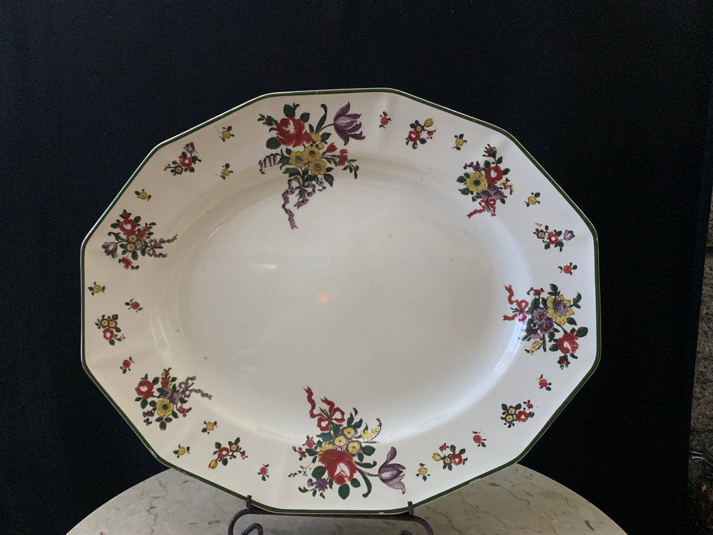 Royal Doulton Old Leeds Spray Oval Platters 9” and 11” Turkey Platter