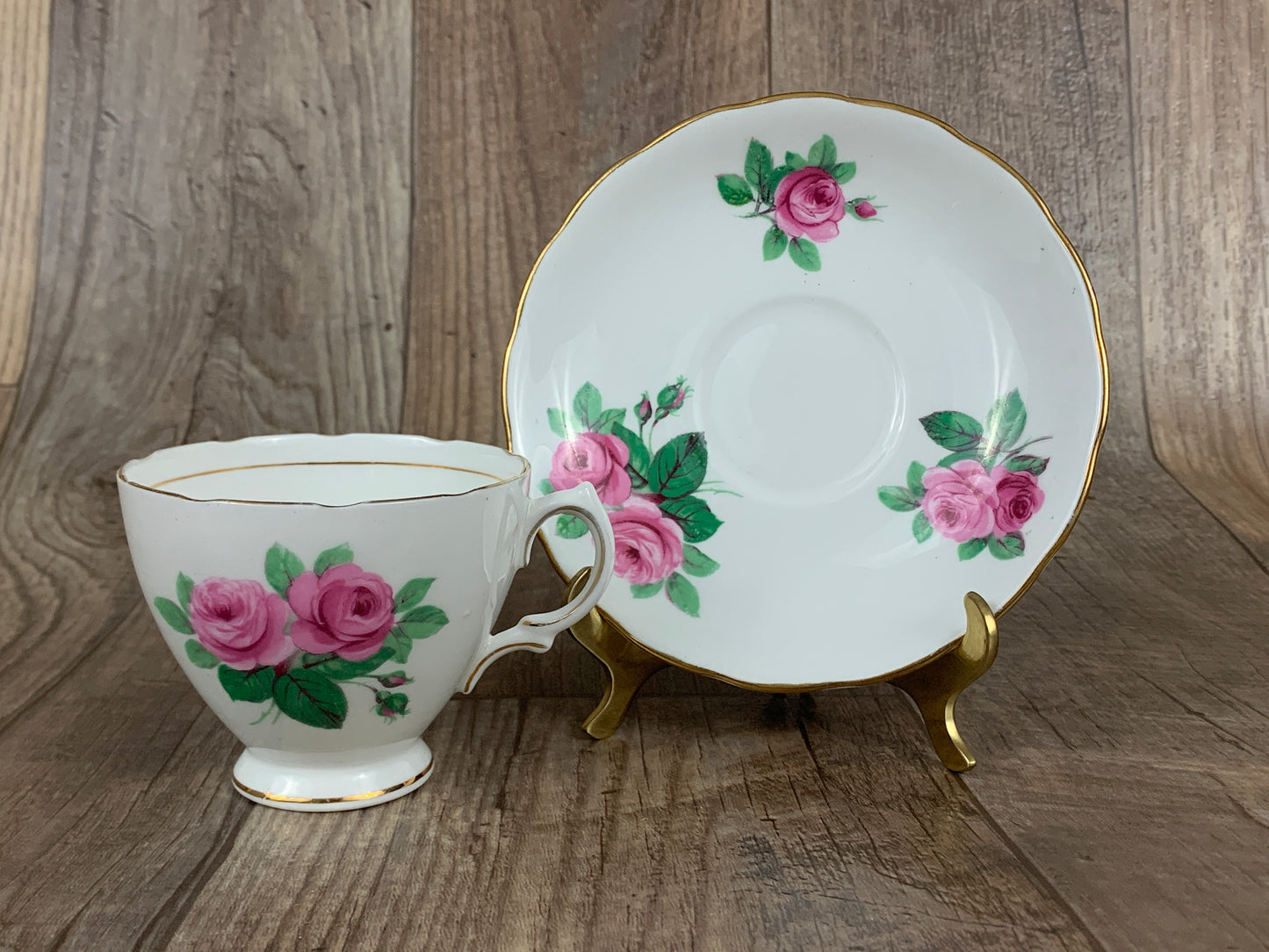 Royal Vale Pink Rose Vintage Tea Cup and Saucer Gifts for Mom Vintage China Cups