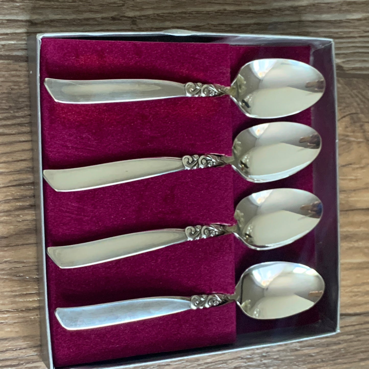 Silver Plated Demitasse Spoons, Community Plate Small Teaspoons