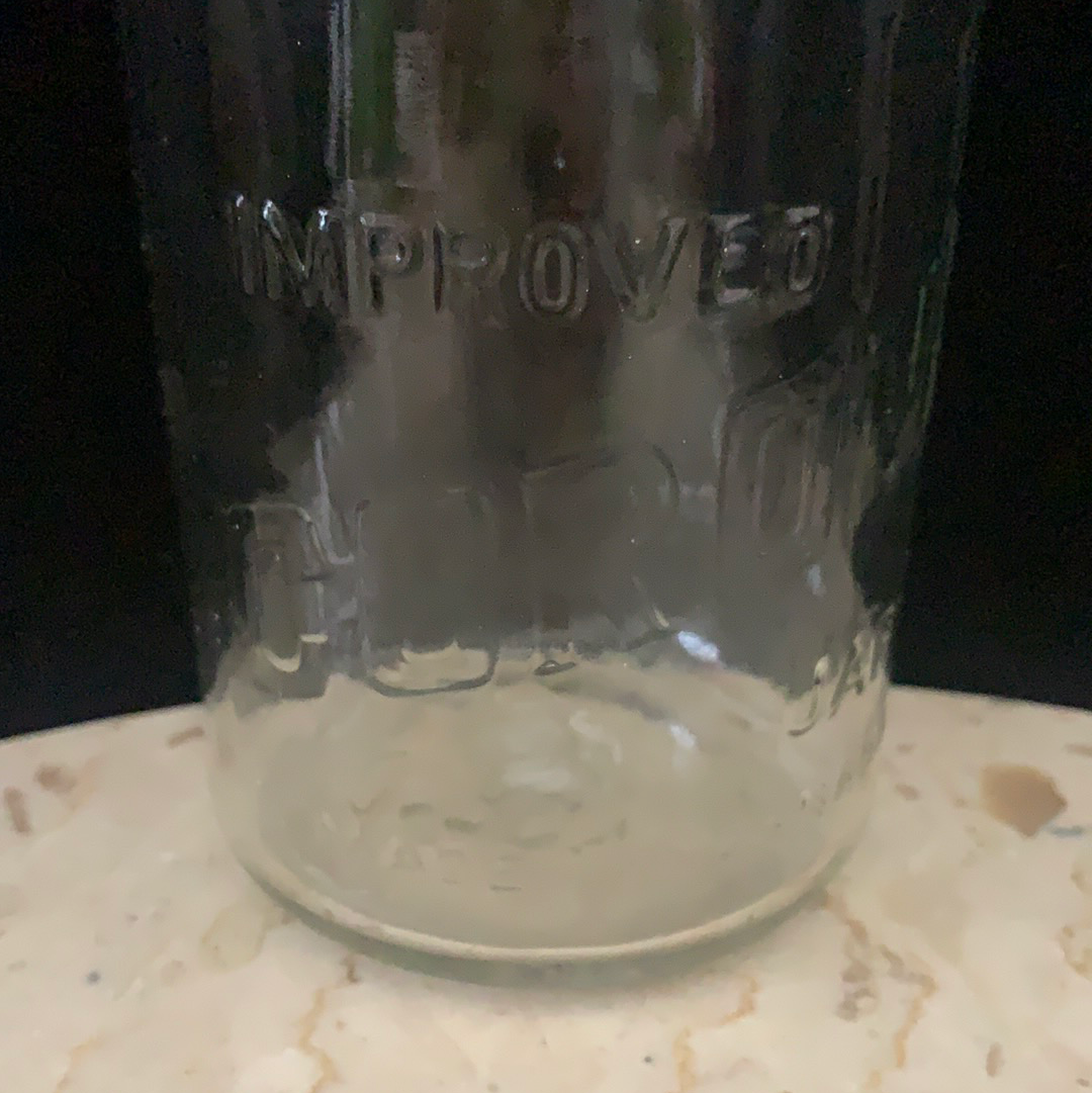 Vintage Fruit Jar Corona Glass Jar
