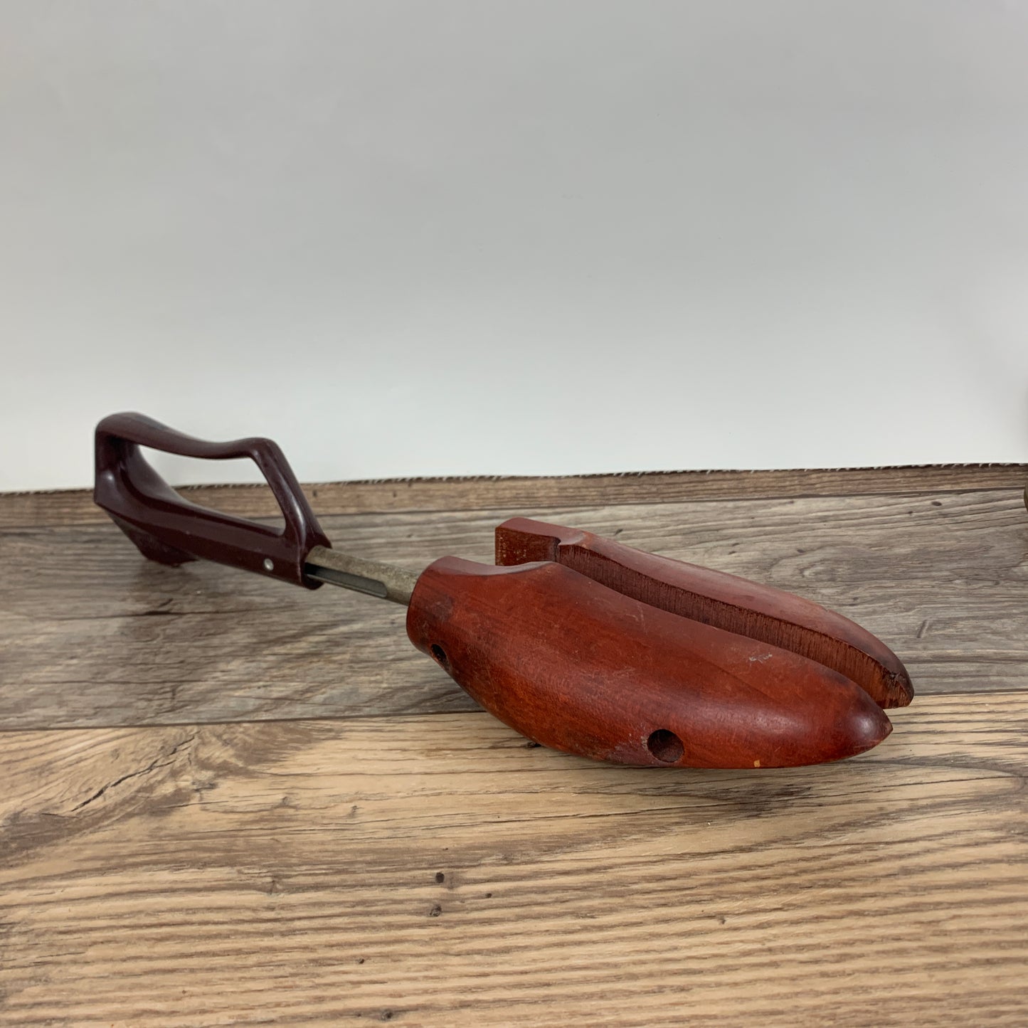 Vintage Wooden Shoe Trees, Shoe Stretchers, Travel Tree Size 5 Shoe Forms