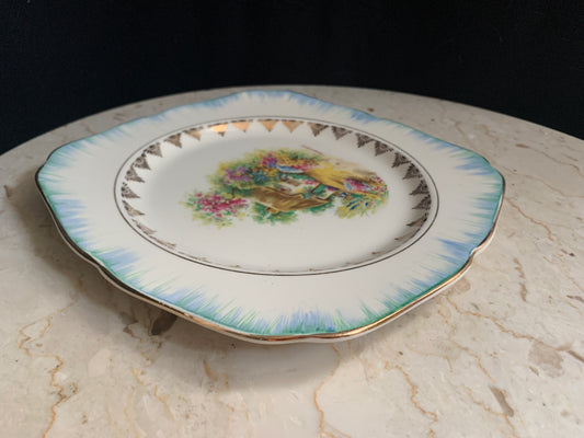 Vintage China Plate Homestead"