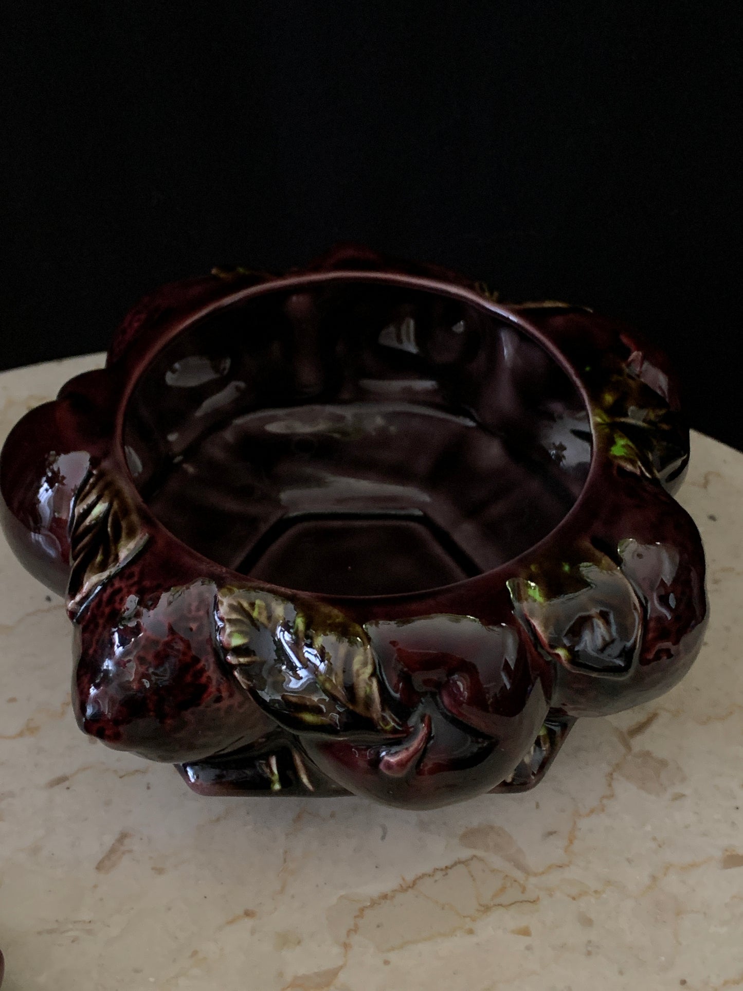 Vintage Giftcraft Made in Japan Cookie Jar Purple Fruit Shaped Cookie Jar