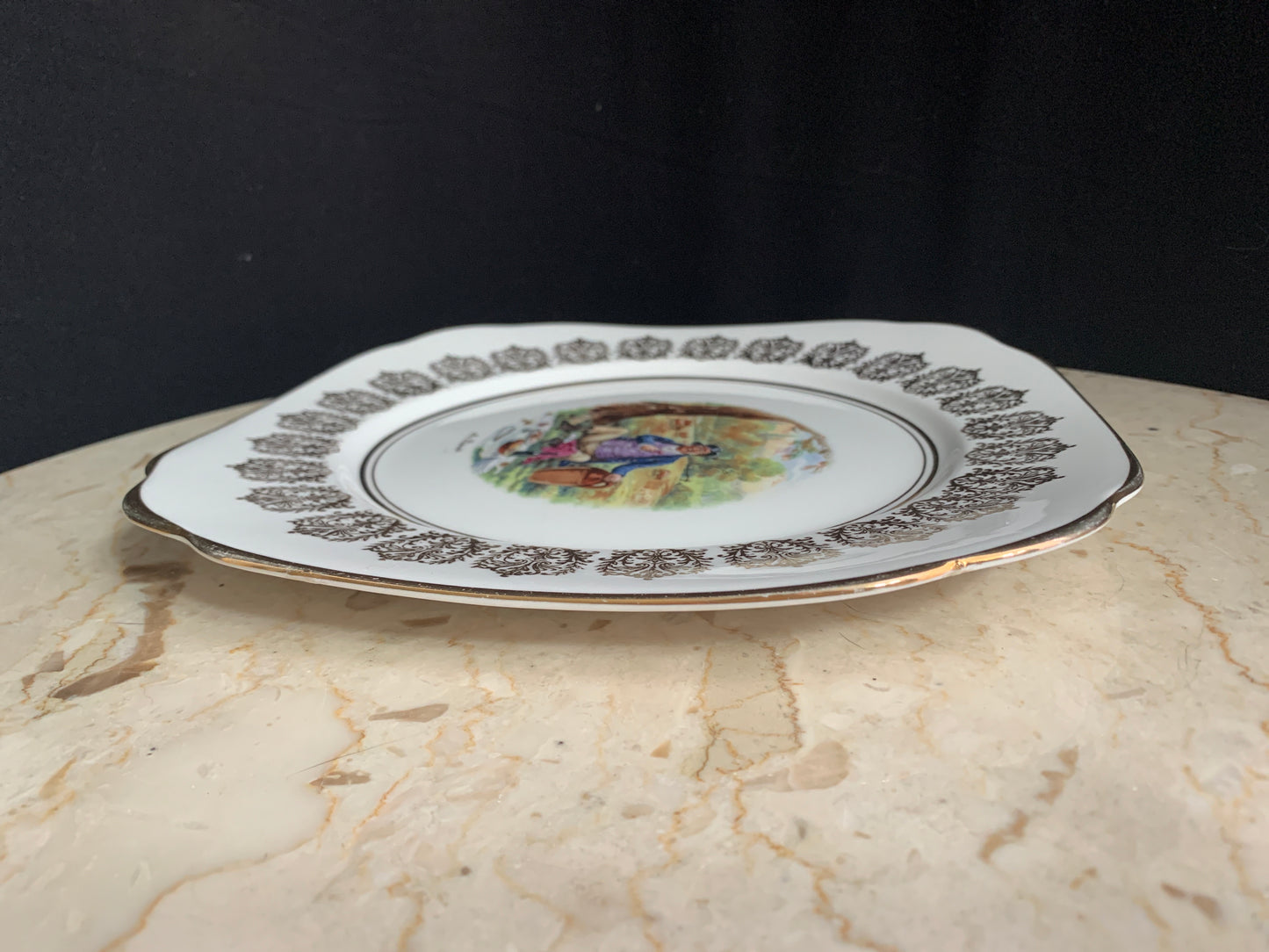 Vintage China Decorative Plate Charles Dickens' Mr Pickwick