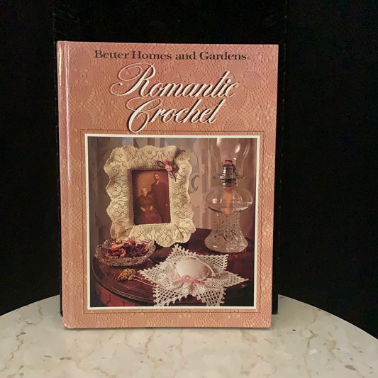 Romantic Crochet Vintage Crochet Pattern Book Hard Cover Reference Book