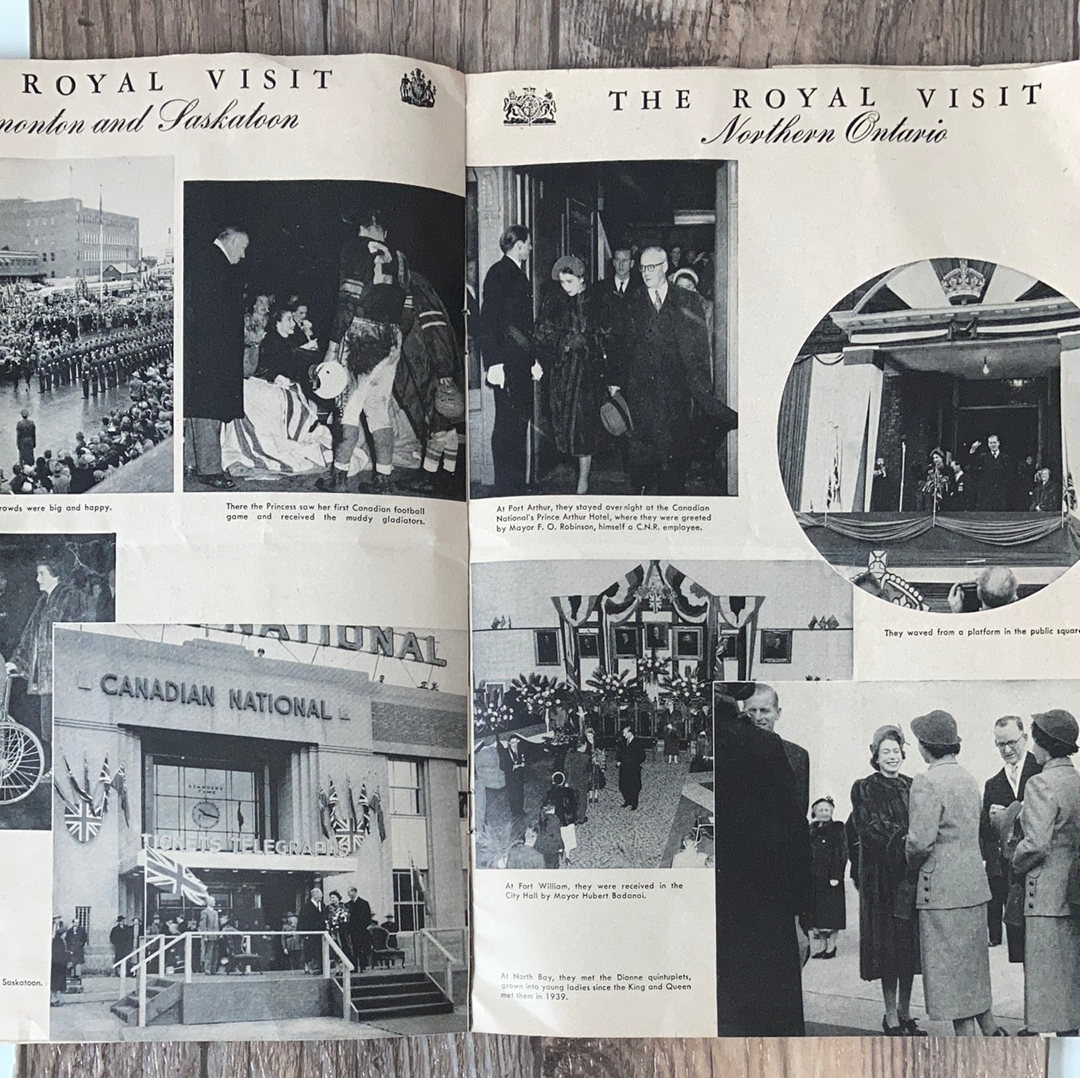 1951 British Royal Visit Picture Supplement from the Canadian National Magazine