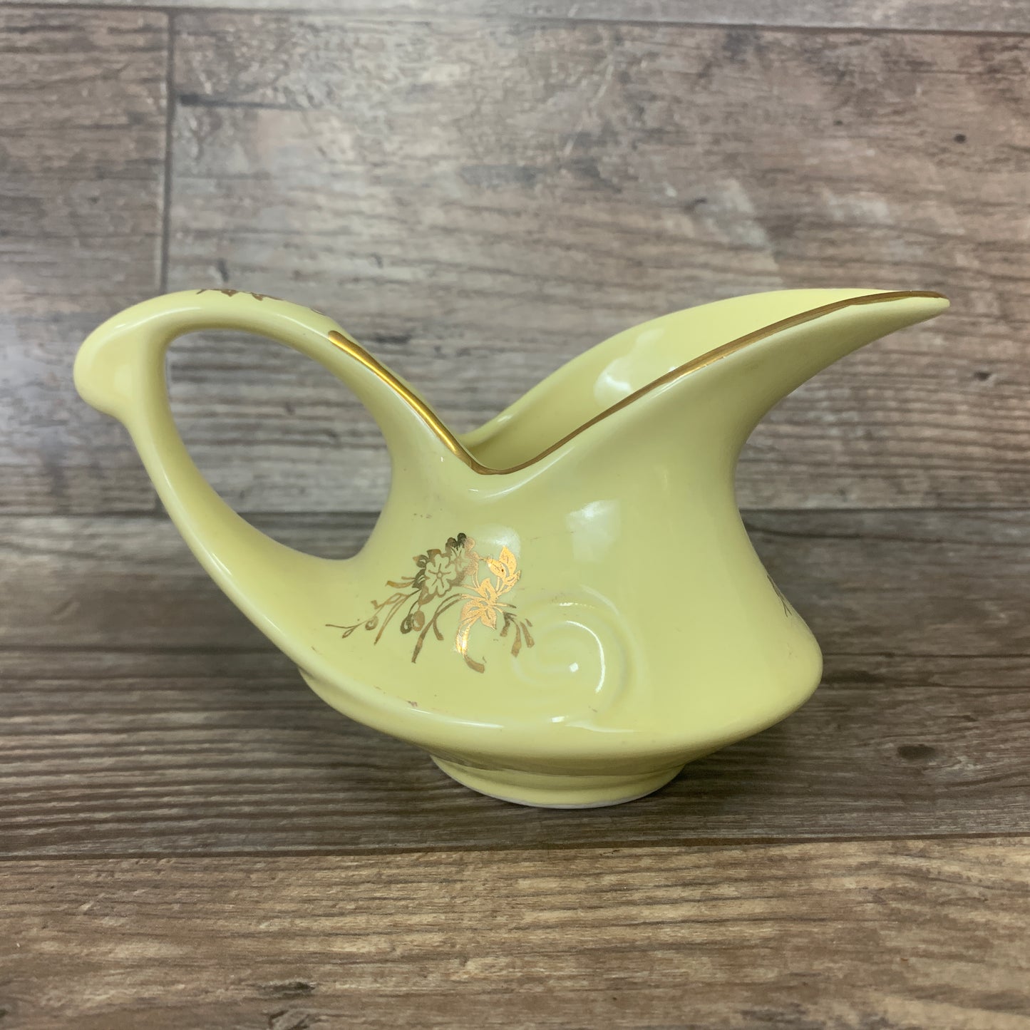 Yellow Tea Set, Vintage Teapot, Creamer, and Sugar Bowl
