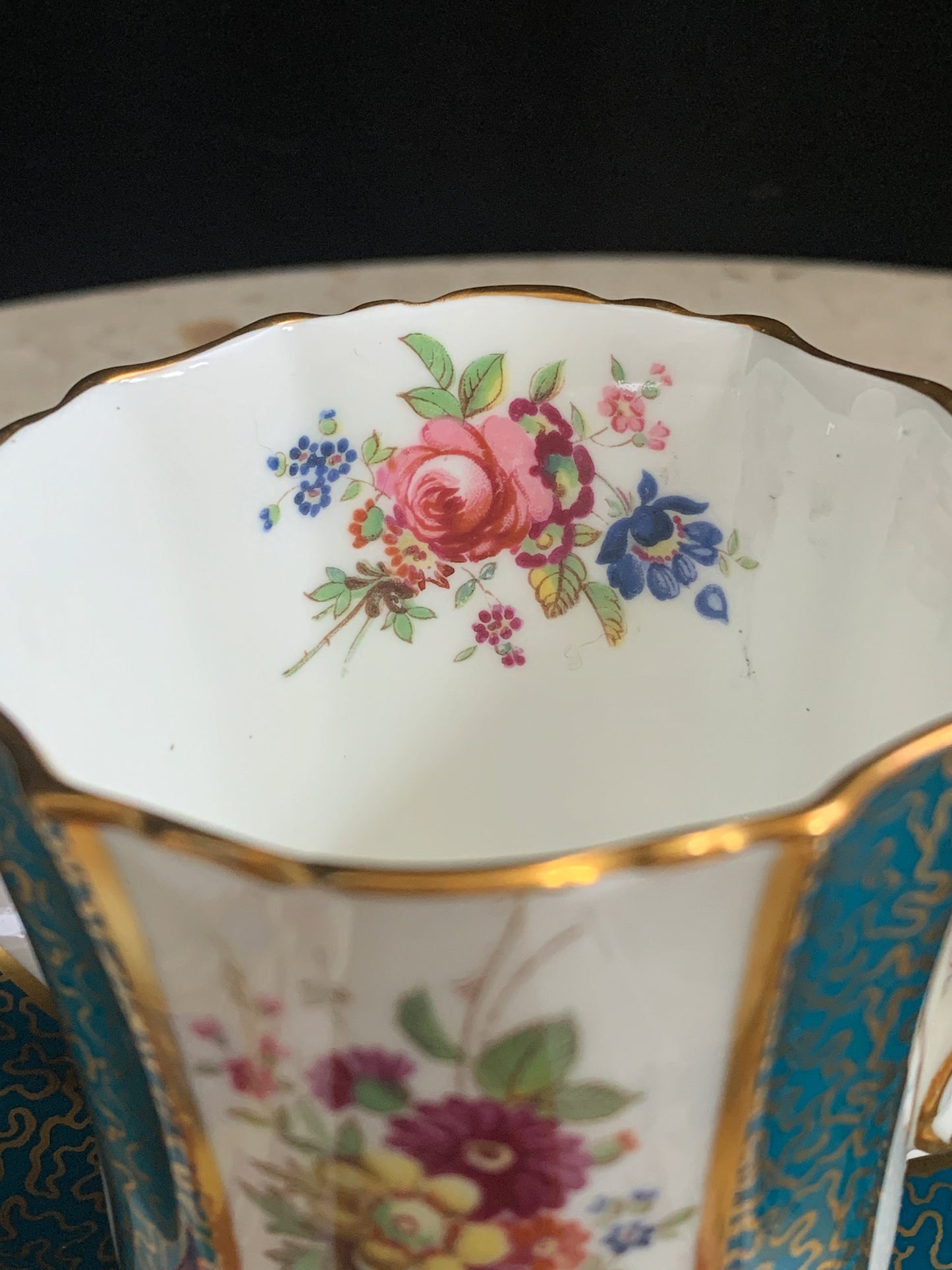 Hammersley & Co Floral Teacup and Saucer