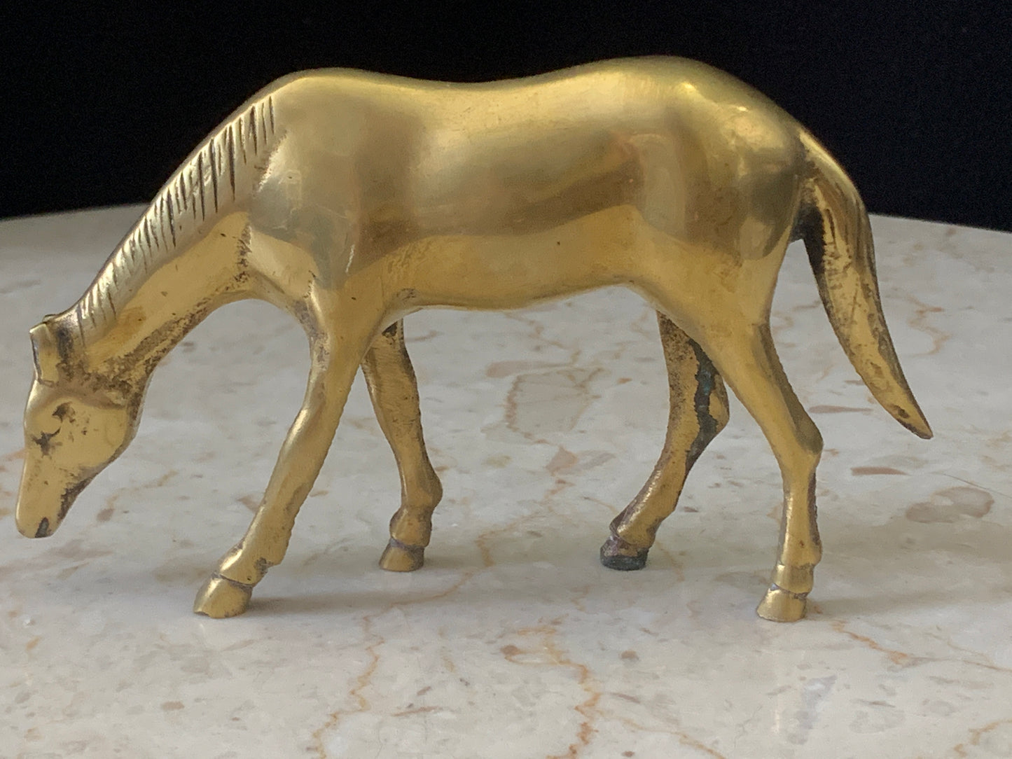 Vintage Brass Horse