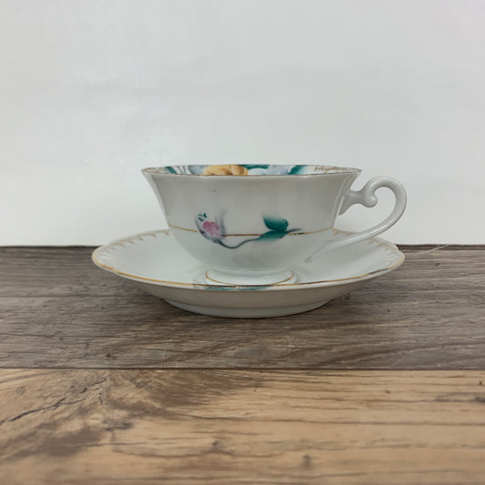 Vintage Occupied Japan Hand Painted Teacup
