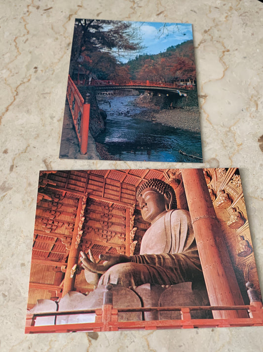Vintage Post Card Set Koyoto and Nara Japan 23 cards