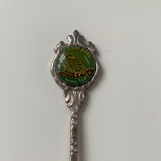 Hilldale Game Park Hamilton New Zealand Collectible Souvenir Spoon