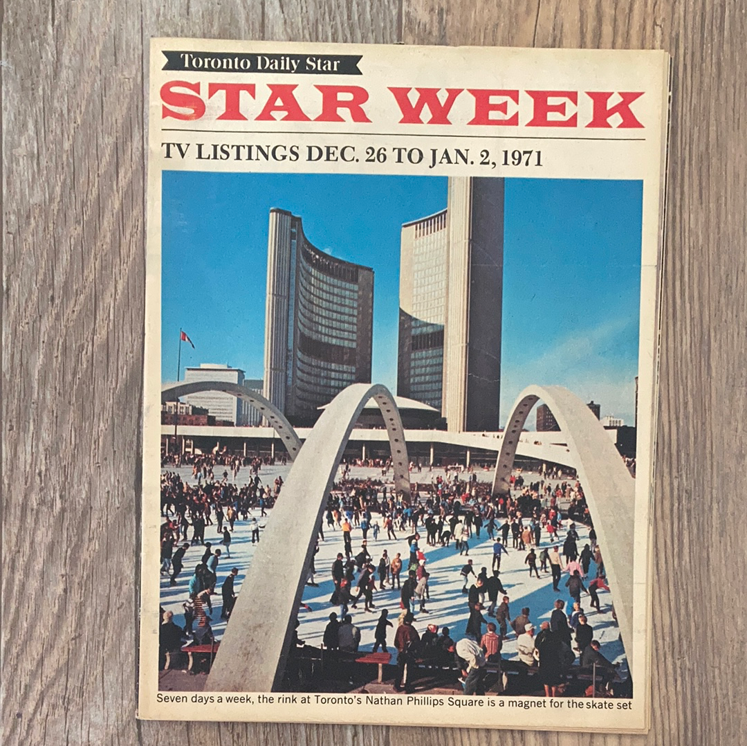 Vintage Toronto Star Week December 26 to January 2 1971