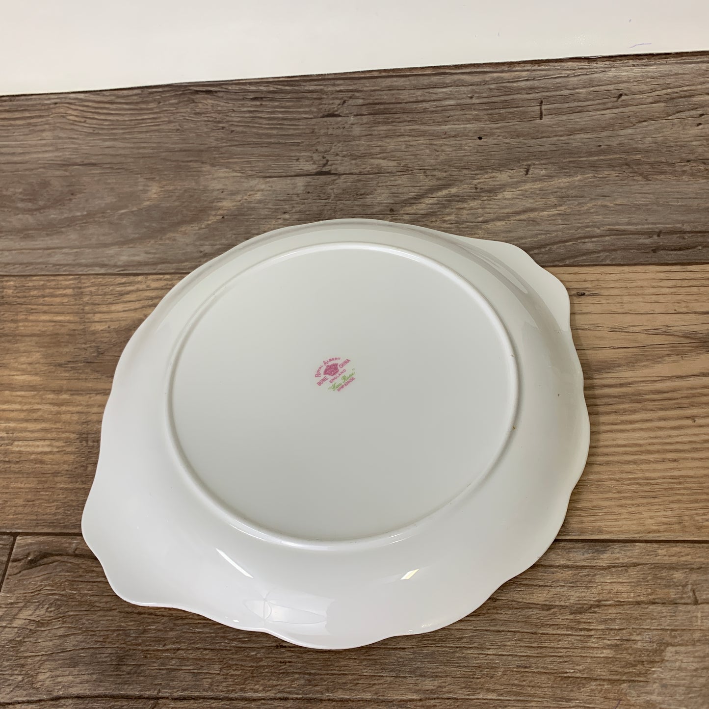 Royal Albert Tea Rose Cake Plate, Handled Cake Plate with Yellow Roses