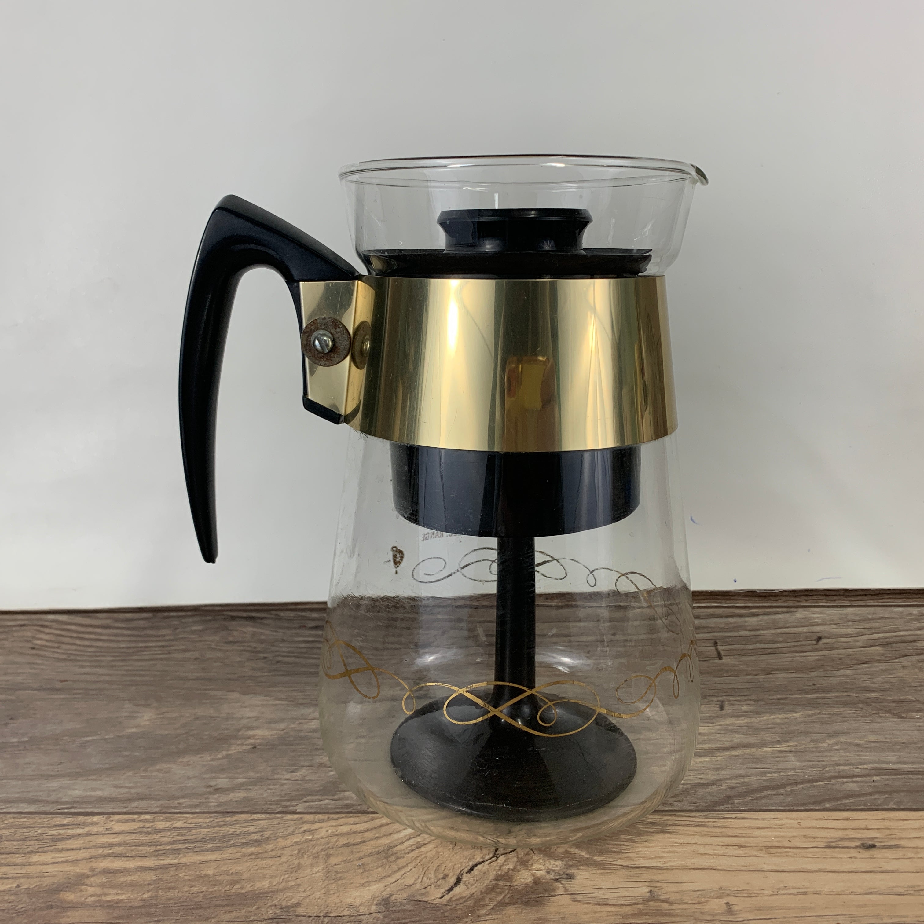 Vintage glass shop coffee percolator