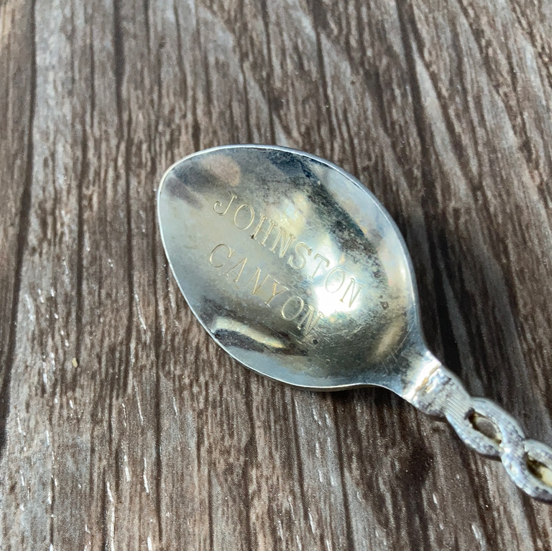 Johnston Canyon, Banff, Alberta, Canada Collectible Souvenir Spoon