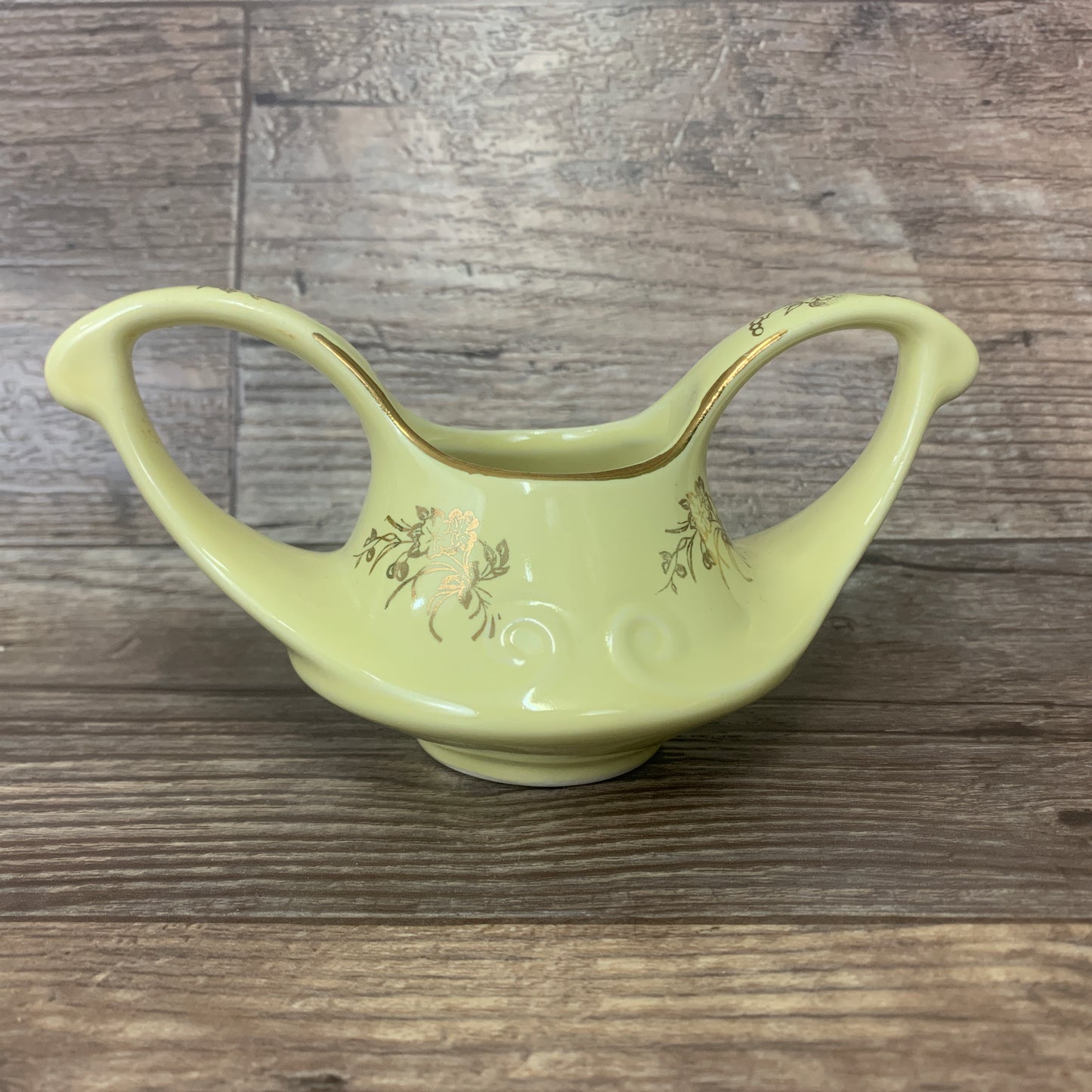 Yellow Tea Set, Vintage Teapot, Creamer, and Sugar Bowl