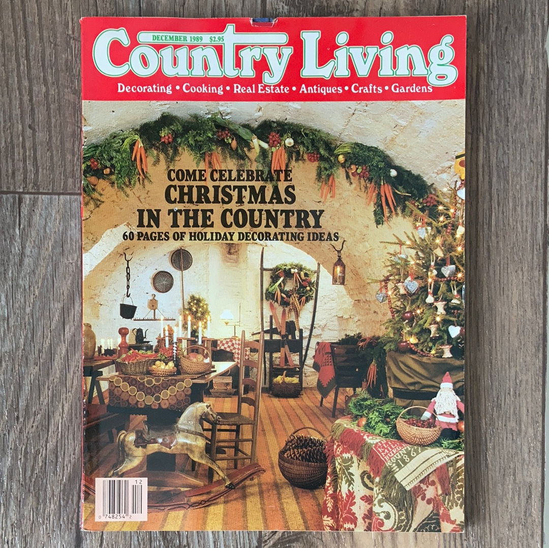 Country Living Magazine December 1989