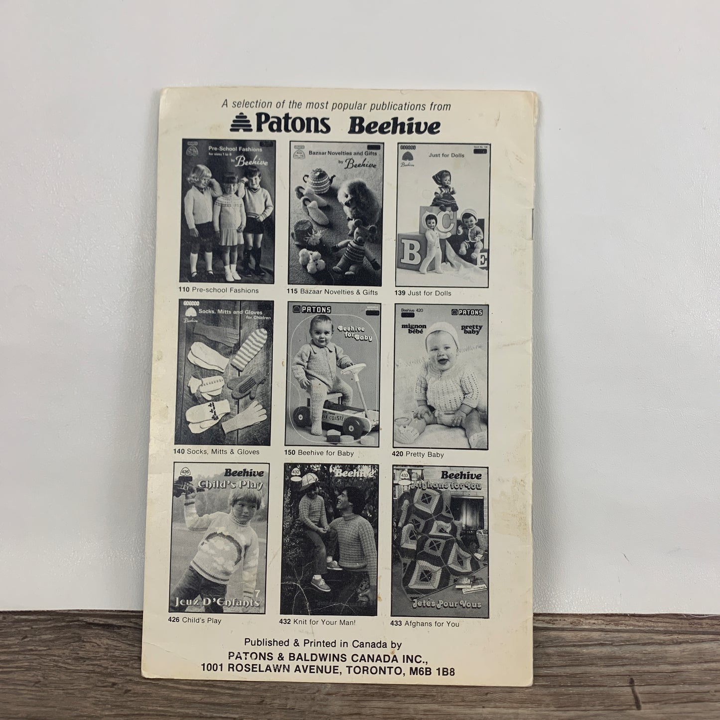 Baby Styles by Beehive Vintage Pattern Book, Baby Layettes Knit and Crochet Patterns for Babies
