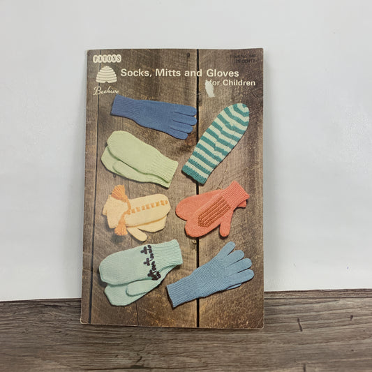 Socks, Mittens, and Gloves for Children Vintage Knitting Patterns