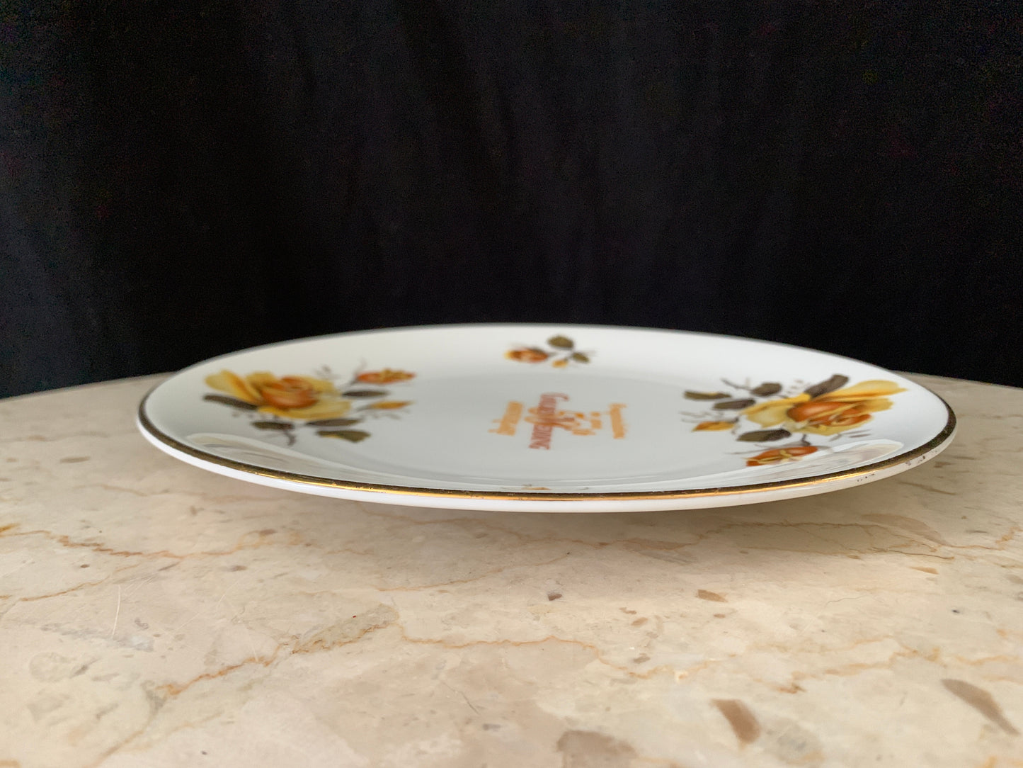 50th Anniversary Gift Vintage China Plate Commemorative Plate