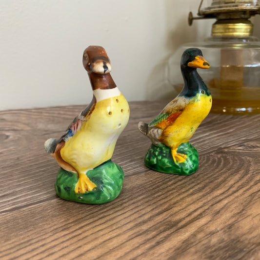 Ceramic Ducks Vintage Salt and Pepper Shakers Made in Japan Vintage Colourful Duck Salt and Pepper Shaker Set