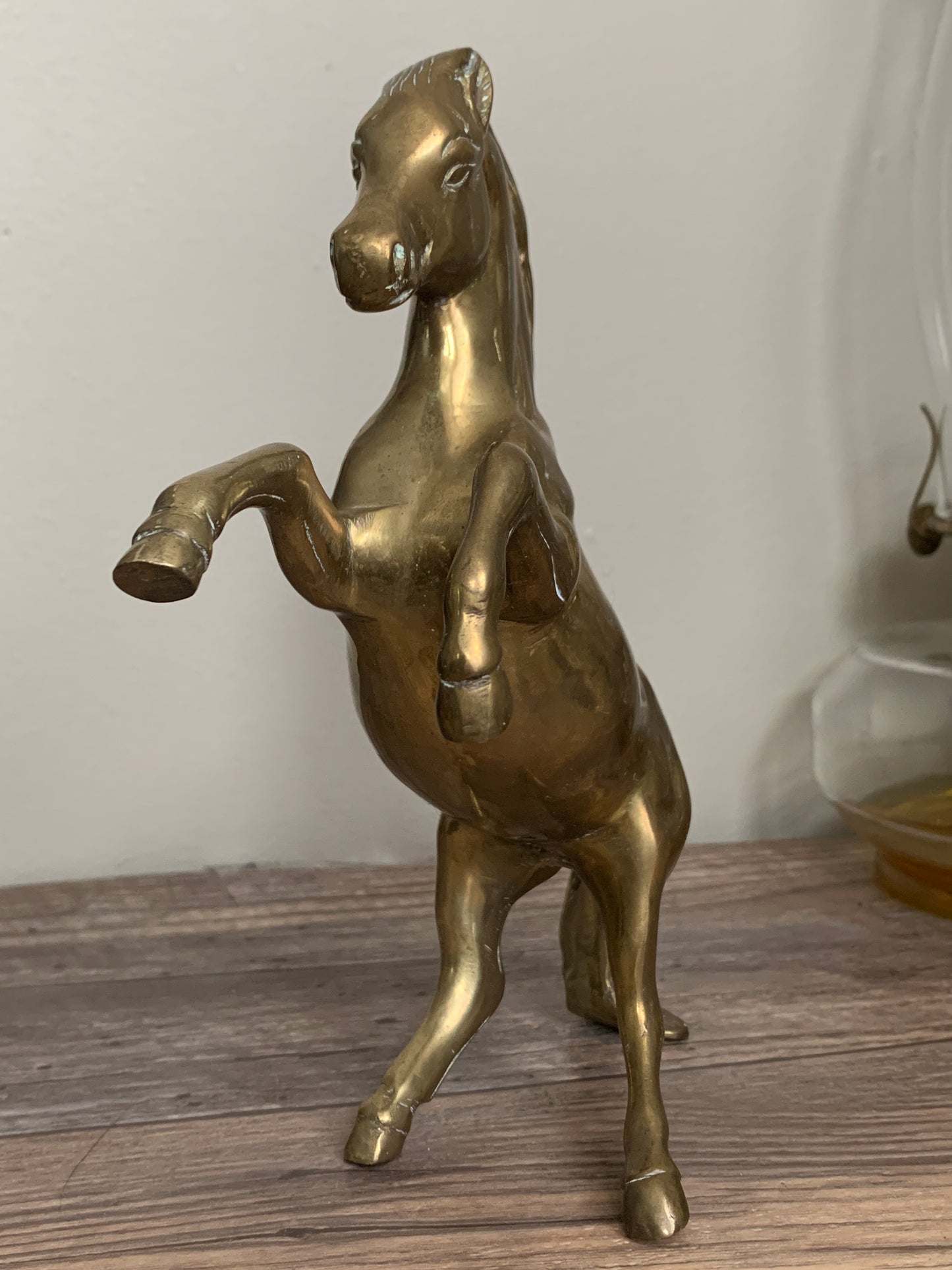 Vintage Brass Horse Rearing Stallion Vintage Home Decor Horse Lovers Gift