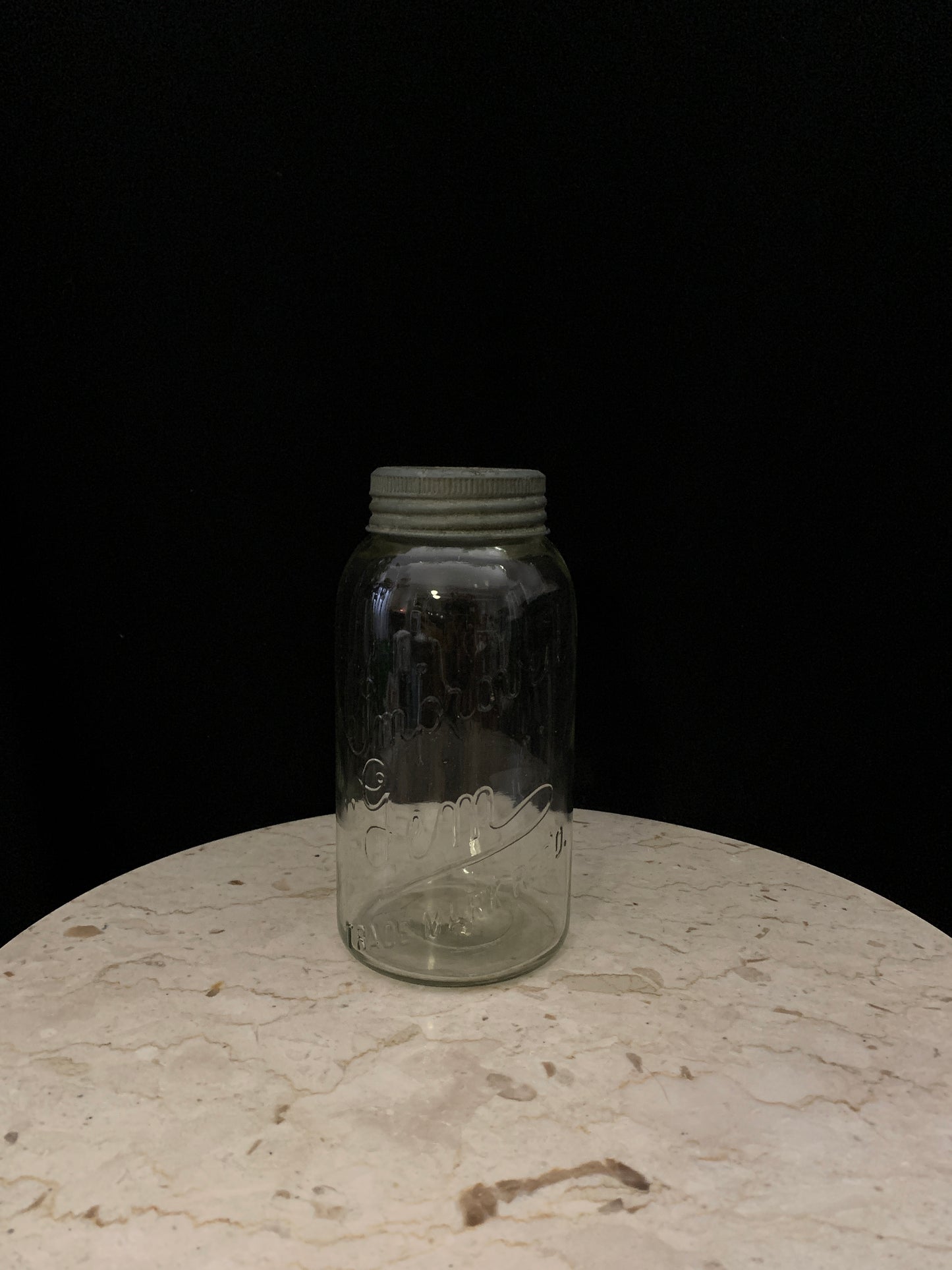 Extra Large Antique Canning Jar Improved Gem Extra Large Sealer Jar Antique Farmhouse Kitchen