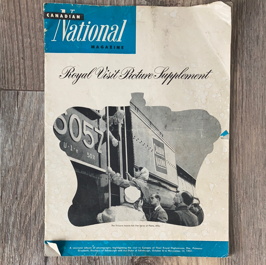 1951 British Royal Visit Picture Supplement from the Canadian National Magazine