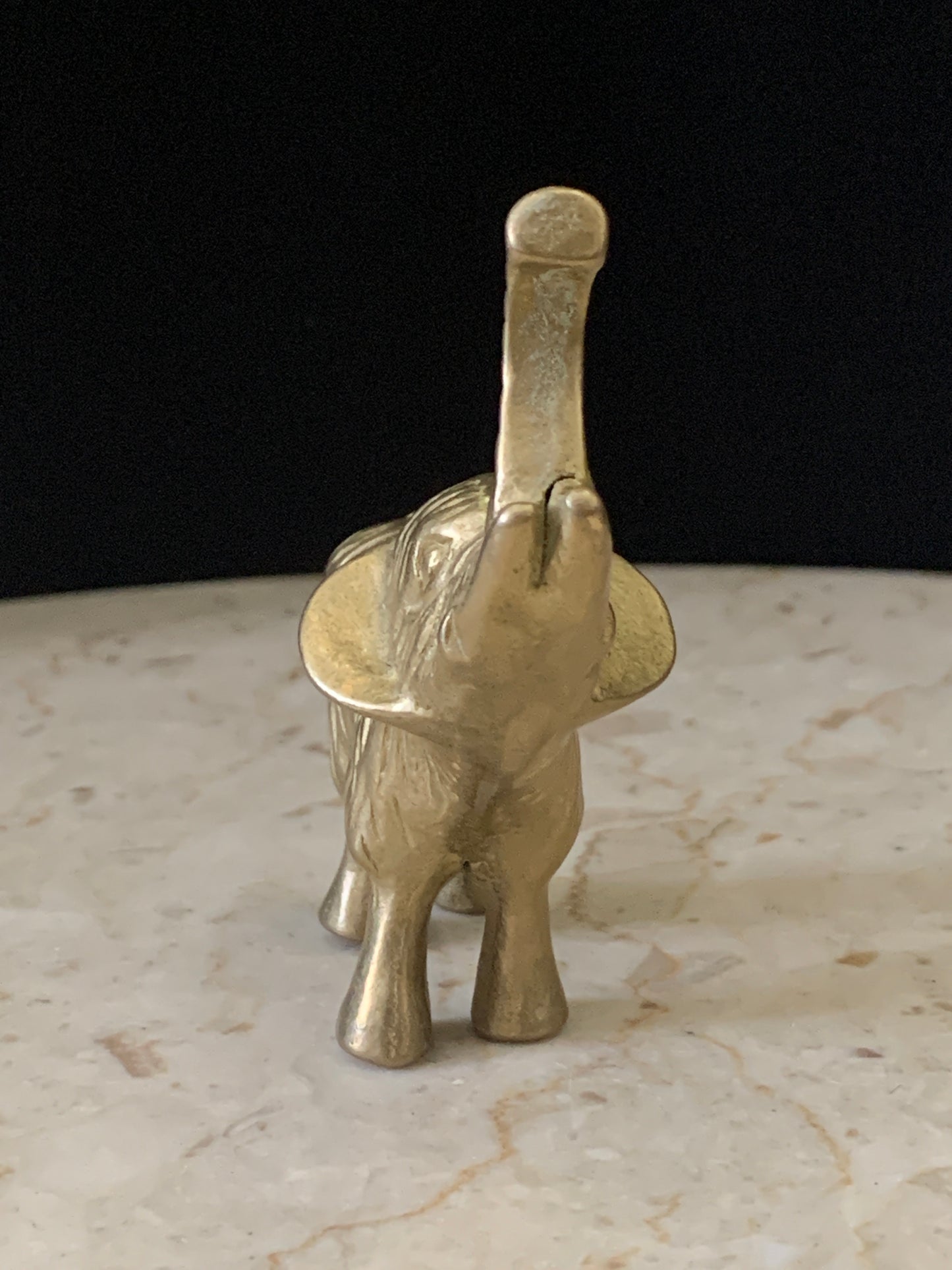 Brass Miniature Elephant Figurine