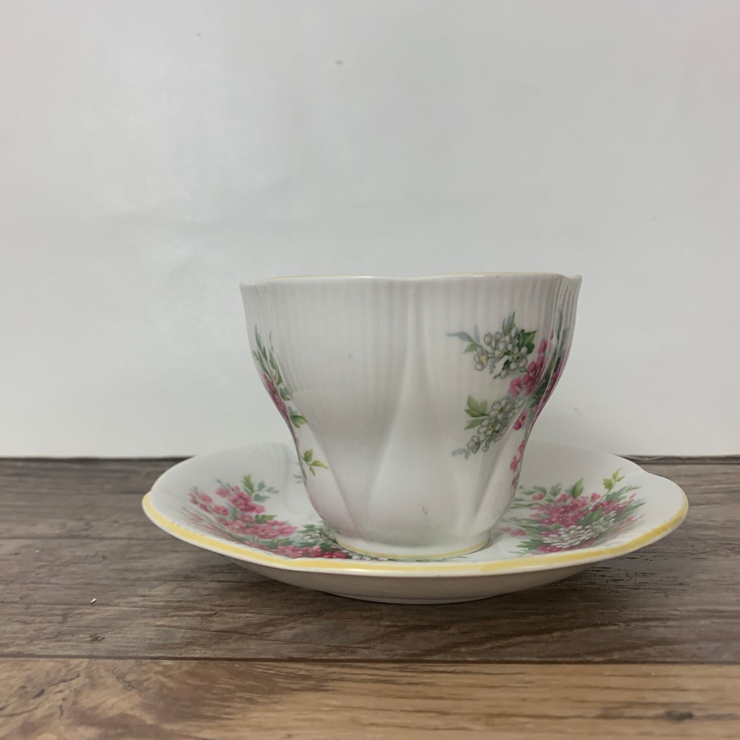 Vintage Royal Albert Teacup and Saucer Blossom Time Series Hawthorn