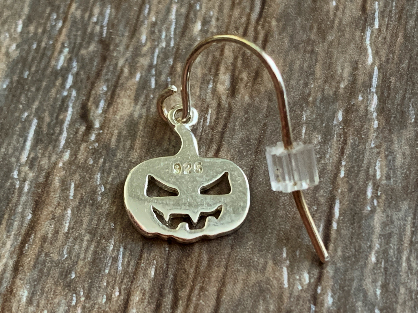 Halloween Earrings Sterling Silver Jack o Lantern Earrings 925 Earrings Gifts For Her
