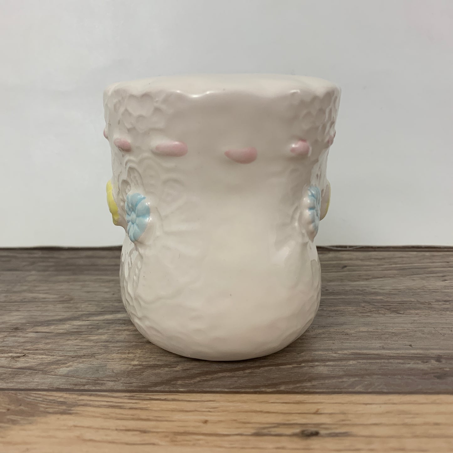 Ceramic Baby Bootie Coin Bank, Vintage Baby Shower Gift