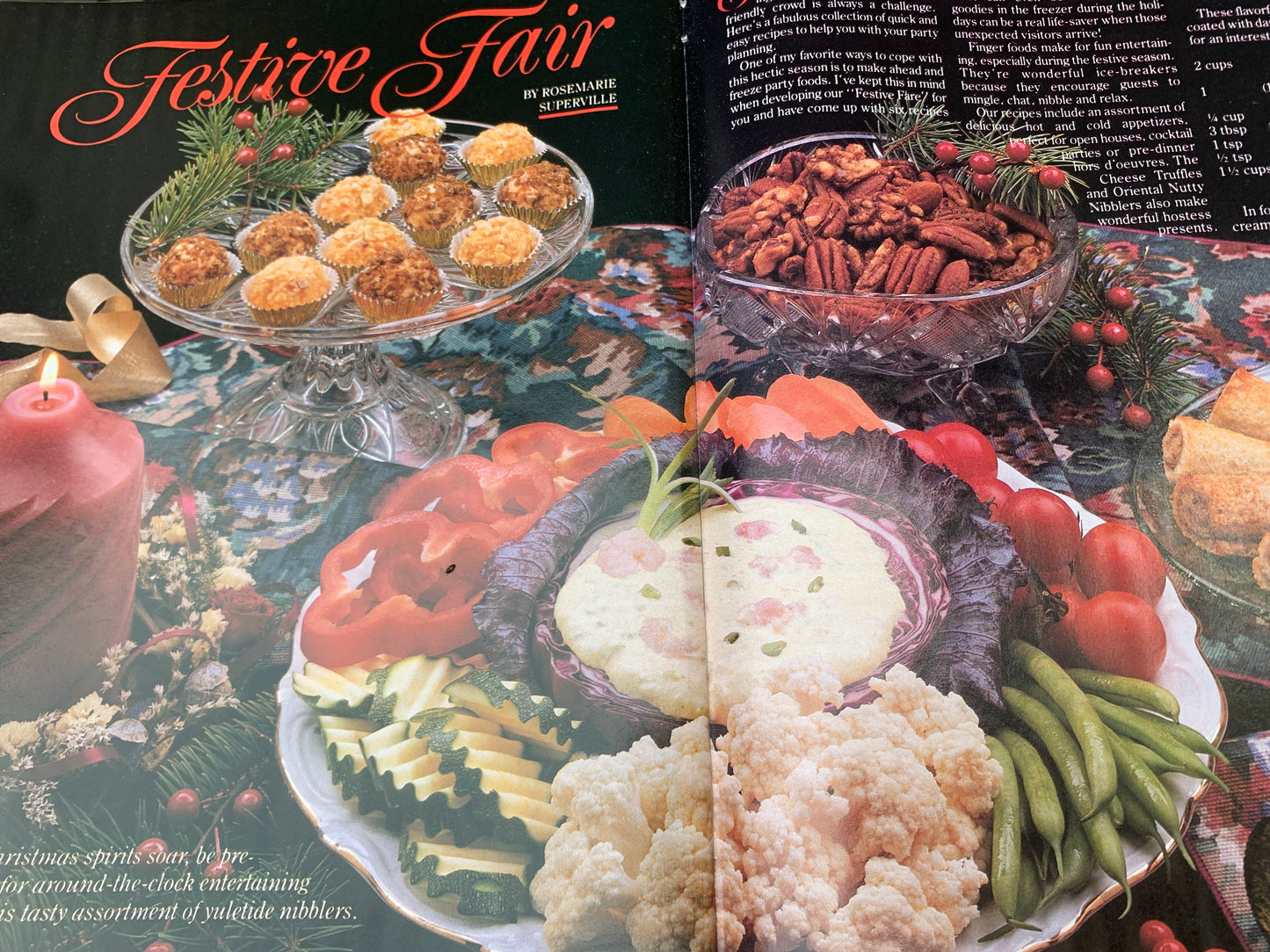 Christmas Craft Pattern Magazine Crafts Plus 1989