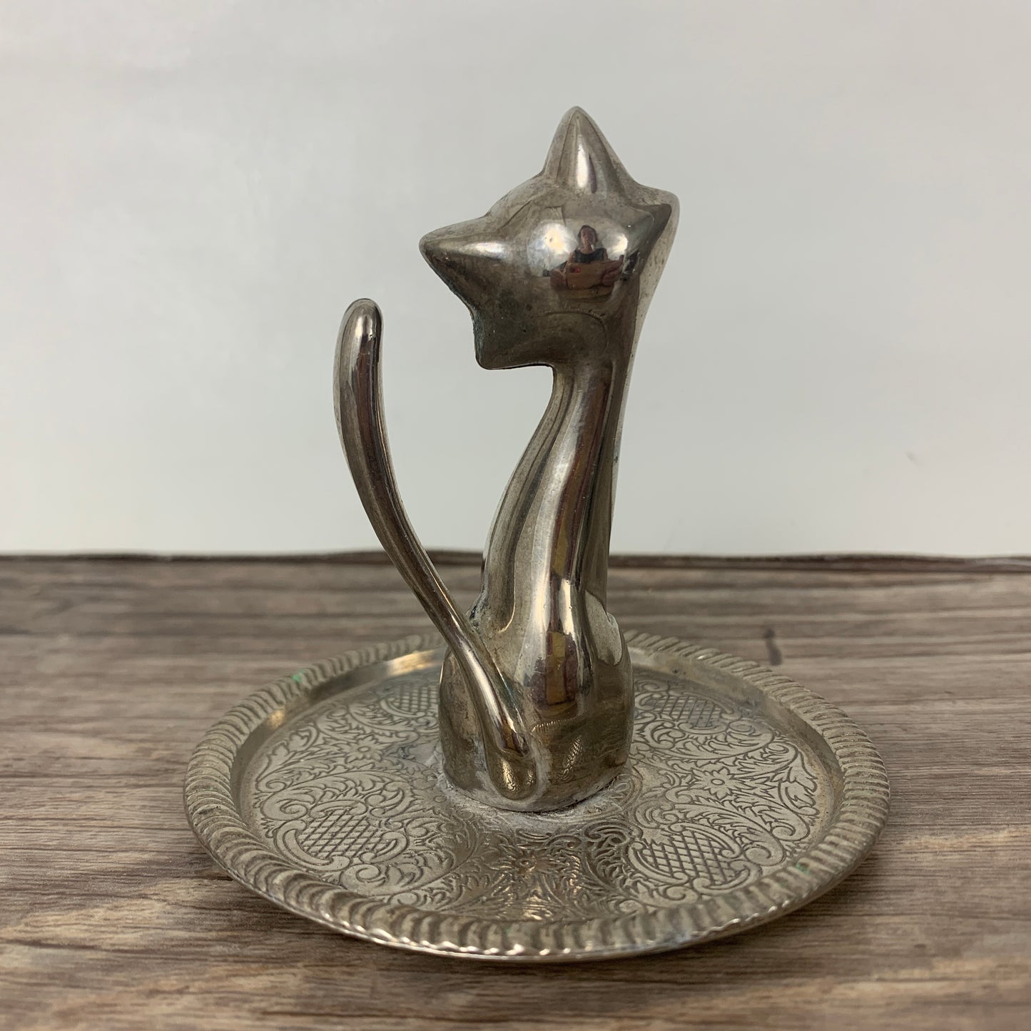 Cat Shaped Ring Dish, Vintage Ring Holder