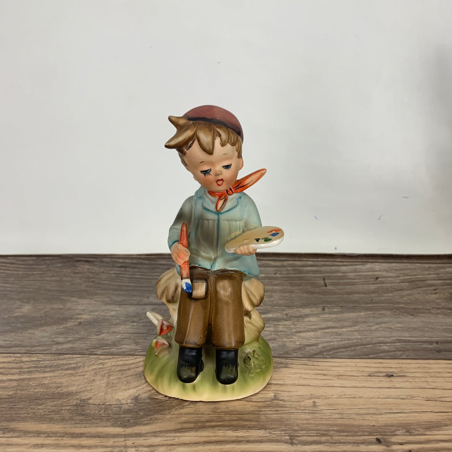 Little Boy Painter Figurine Enterprise Exclusives Made in Japan Vintage Figurine