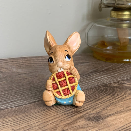 Pendelfin Rabbit Picnic Midge Hand Painted Bunny Nursery Decor