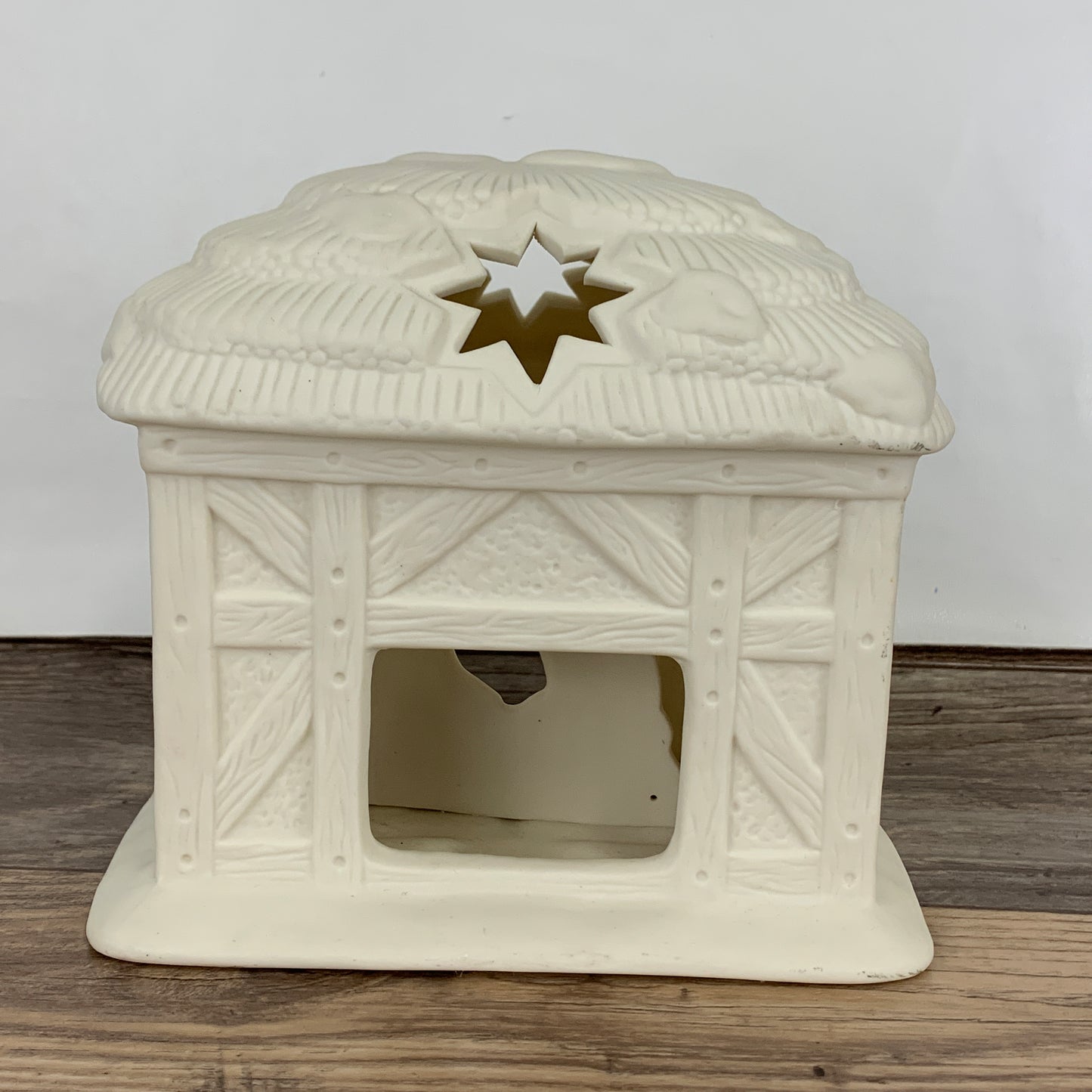 Partylite Bisque Nativity Scene Tealight Holder