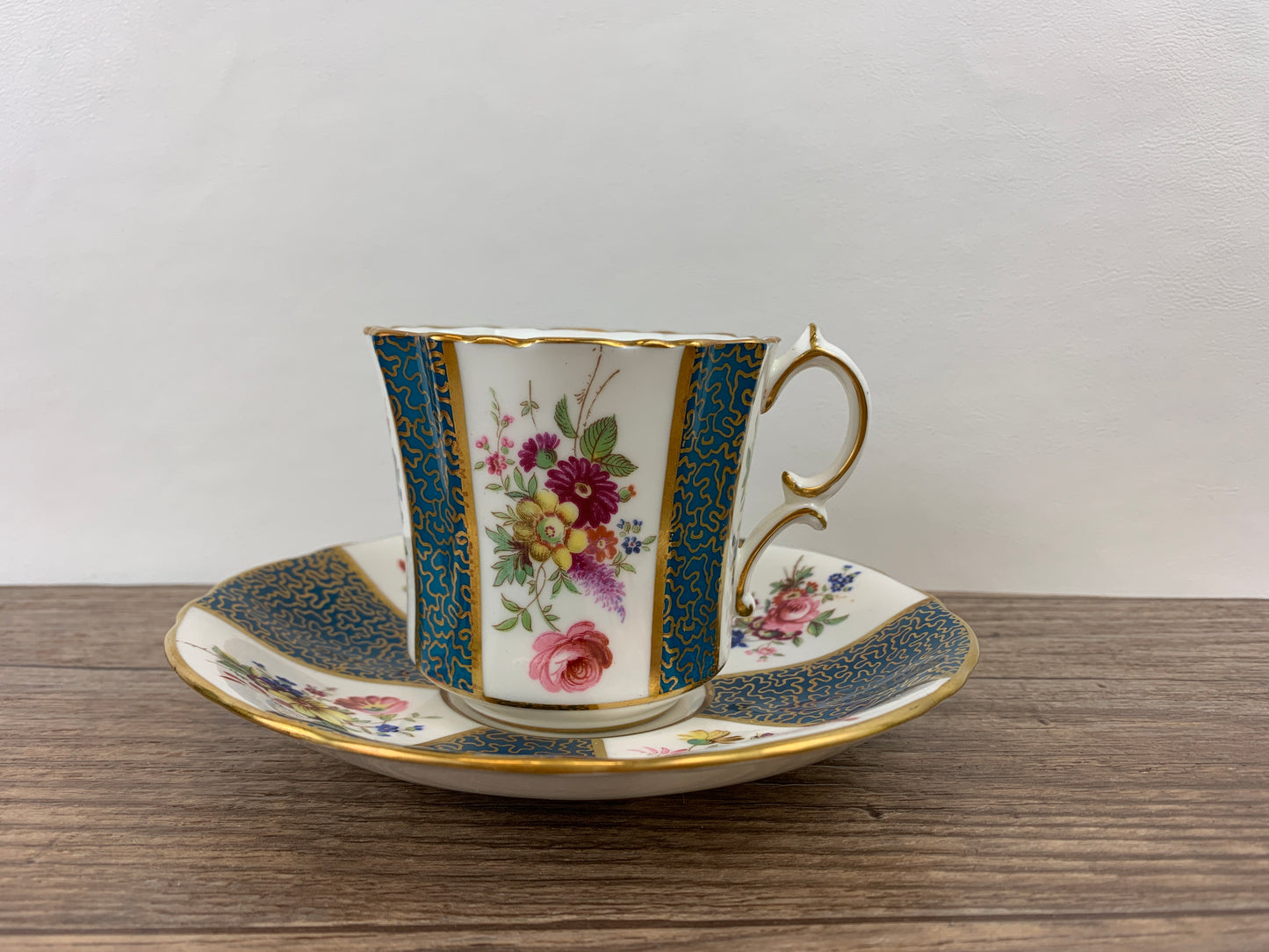 Hammersley & Co Floral Teacup and Saucer