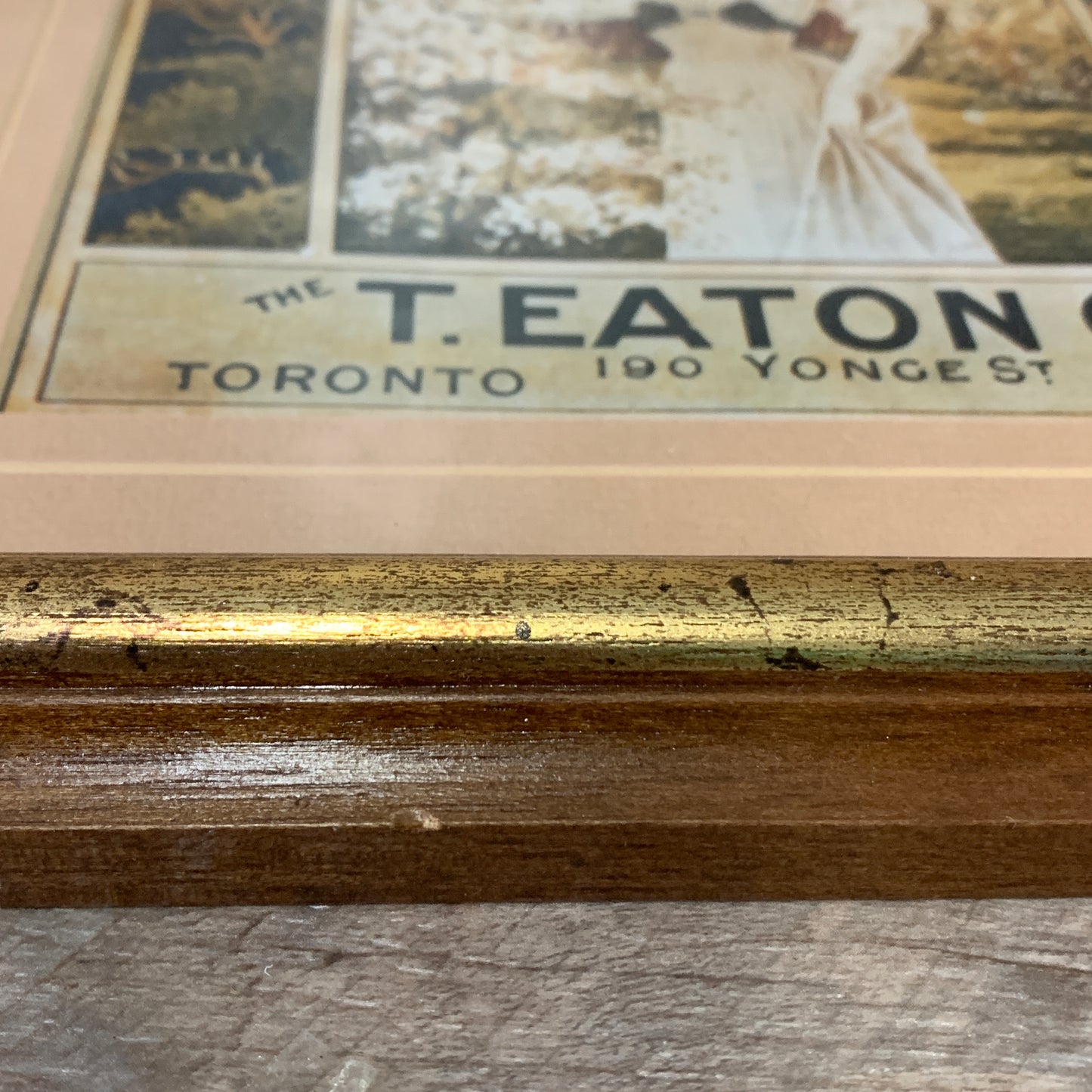 Eaton's No 80 Catalog Cover Print in Wood Frame, Eaton's Spring Summer Catalog in Frame