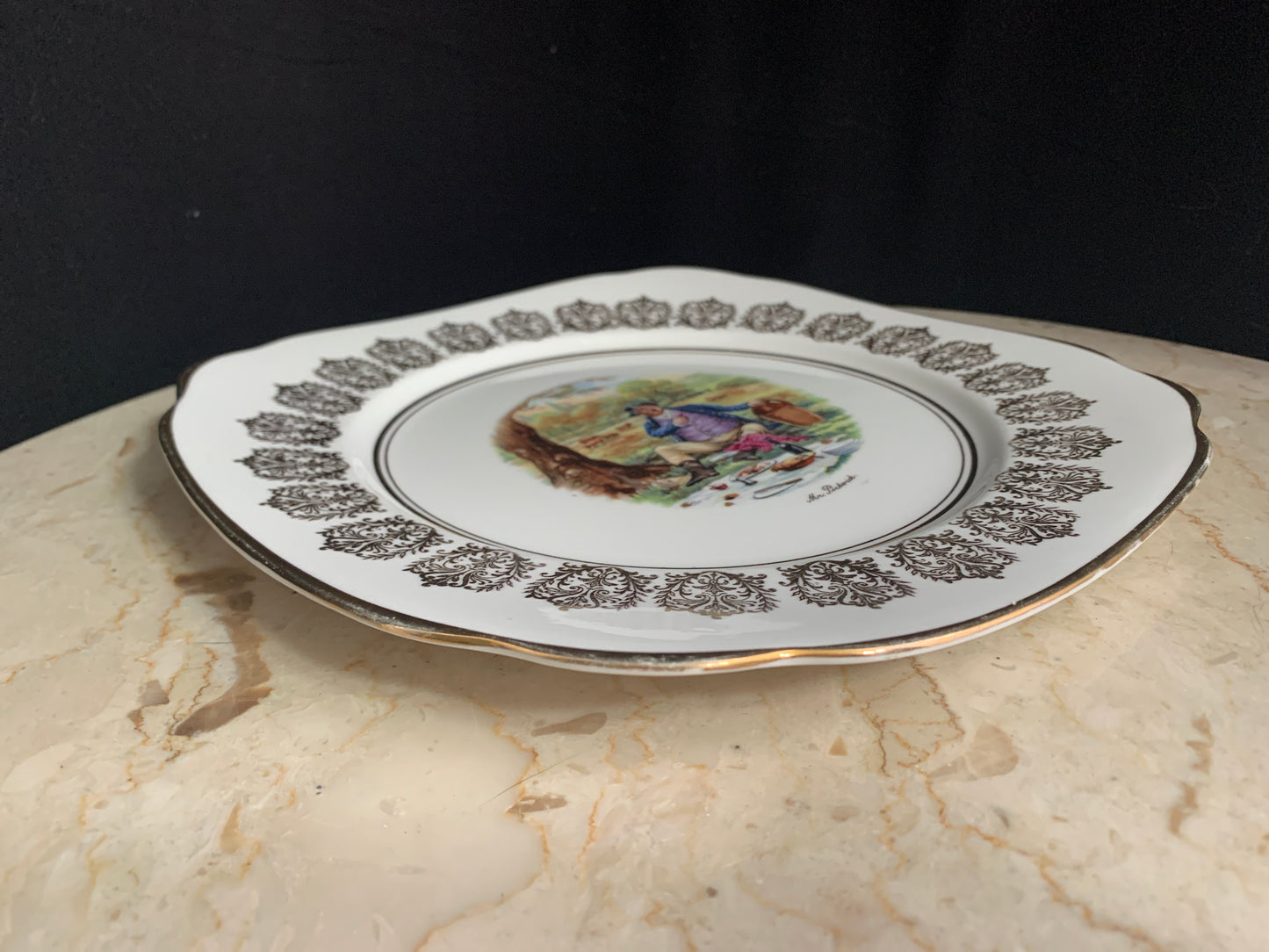 Vintage China Decorative Plate Charles Dickens' Mr Pickwick