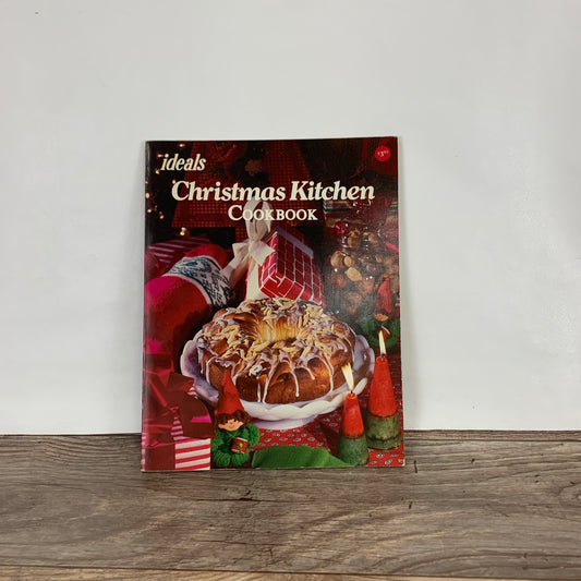 Ideals Christmas Kitchen Cookbook, Vintage 1977 Christmas Cookbook