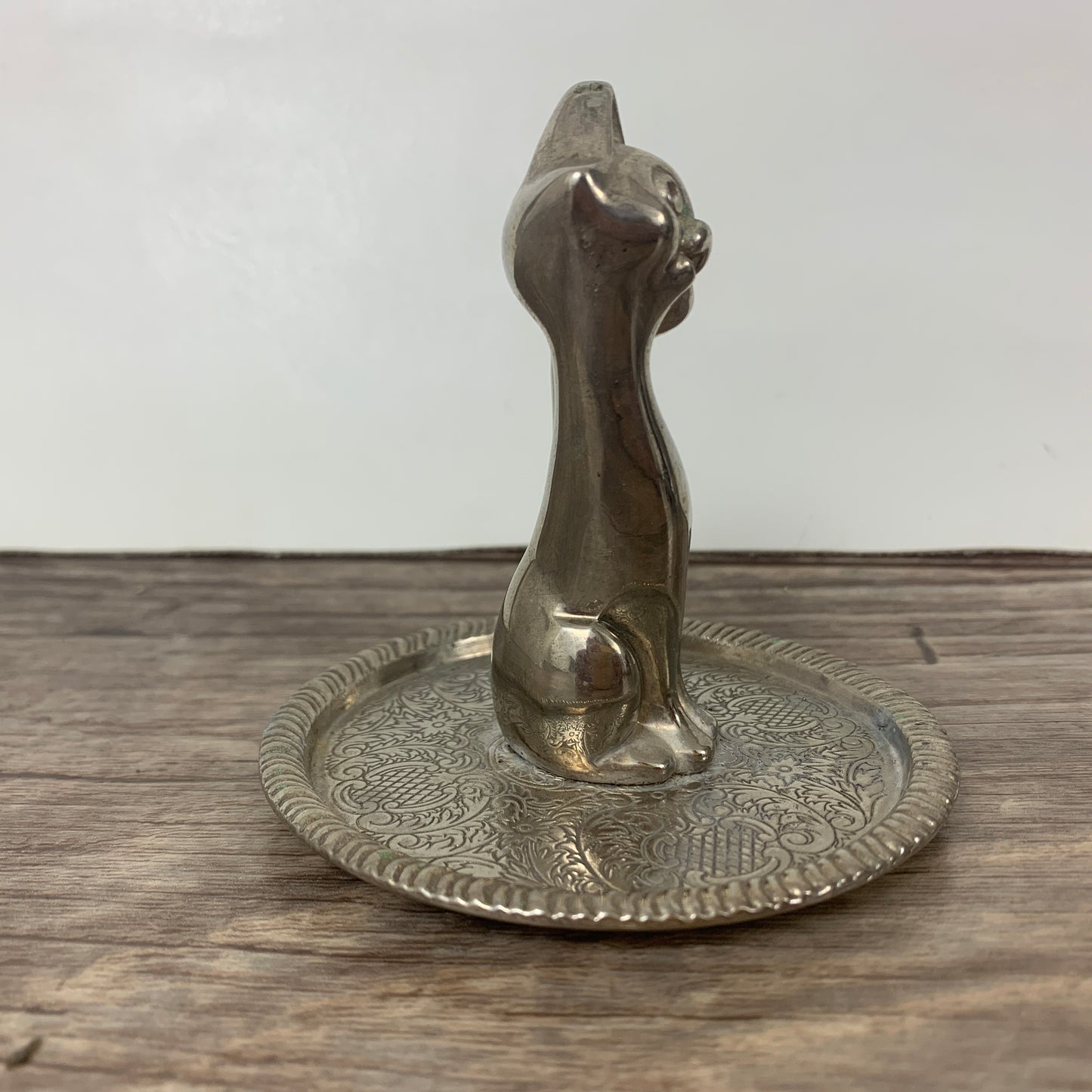 Cat Shaped Ring Dish, Vintage Ring Holder