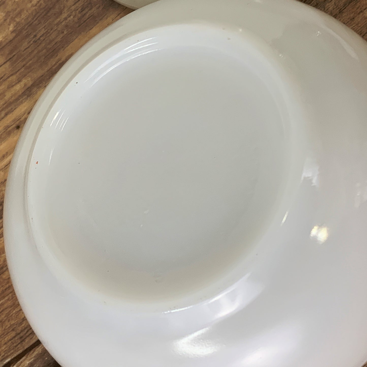 Milk Glass Soup Bowls with Handles - Set of 2