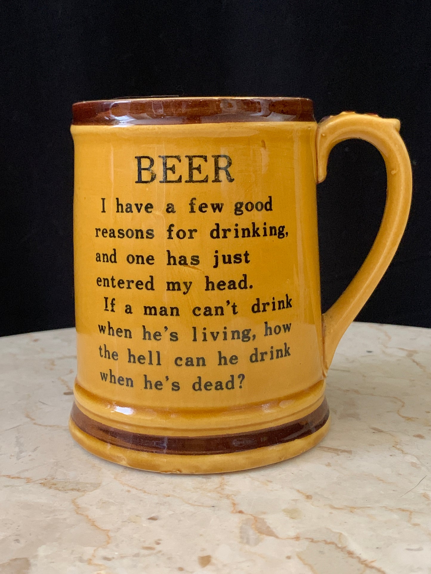 Made in Japan Vintage Beer Mug Man Cave Decor