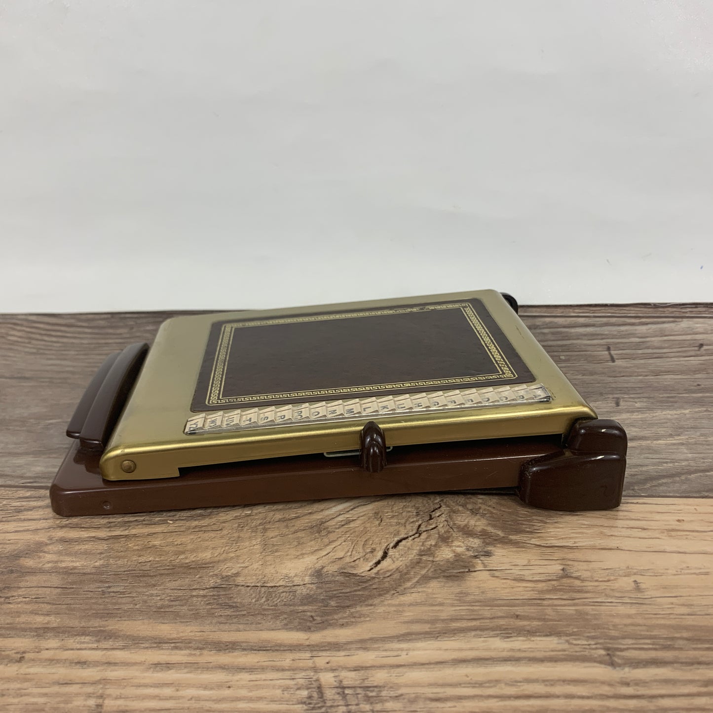 Vintage Desk Address Book,  Mechanical Flip Phone Book, Vintage Office Prop