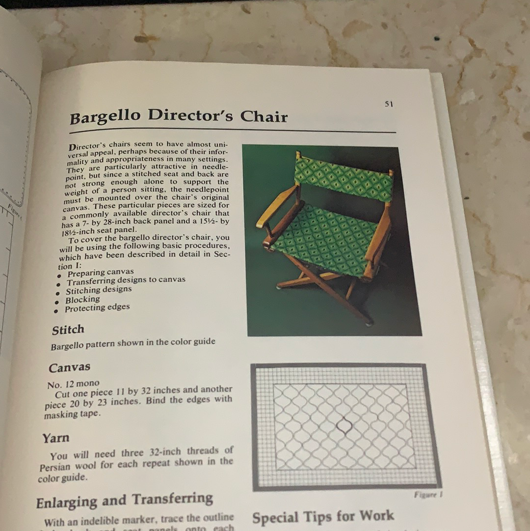 Decorating with Needlepoint Vintage How to Needlecraft Book Needlepoint Patterns Leisure Craft Book